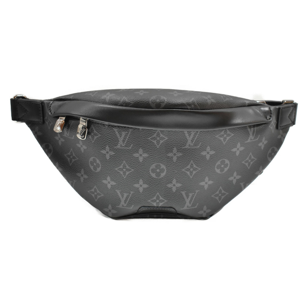 LOUIS VUITTON Discovery Bumbag Monogram Eclipse Black Canvas Body Belt Bum